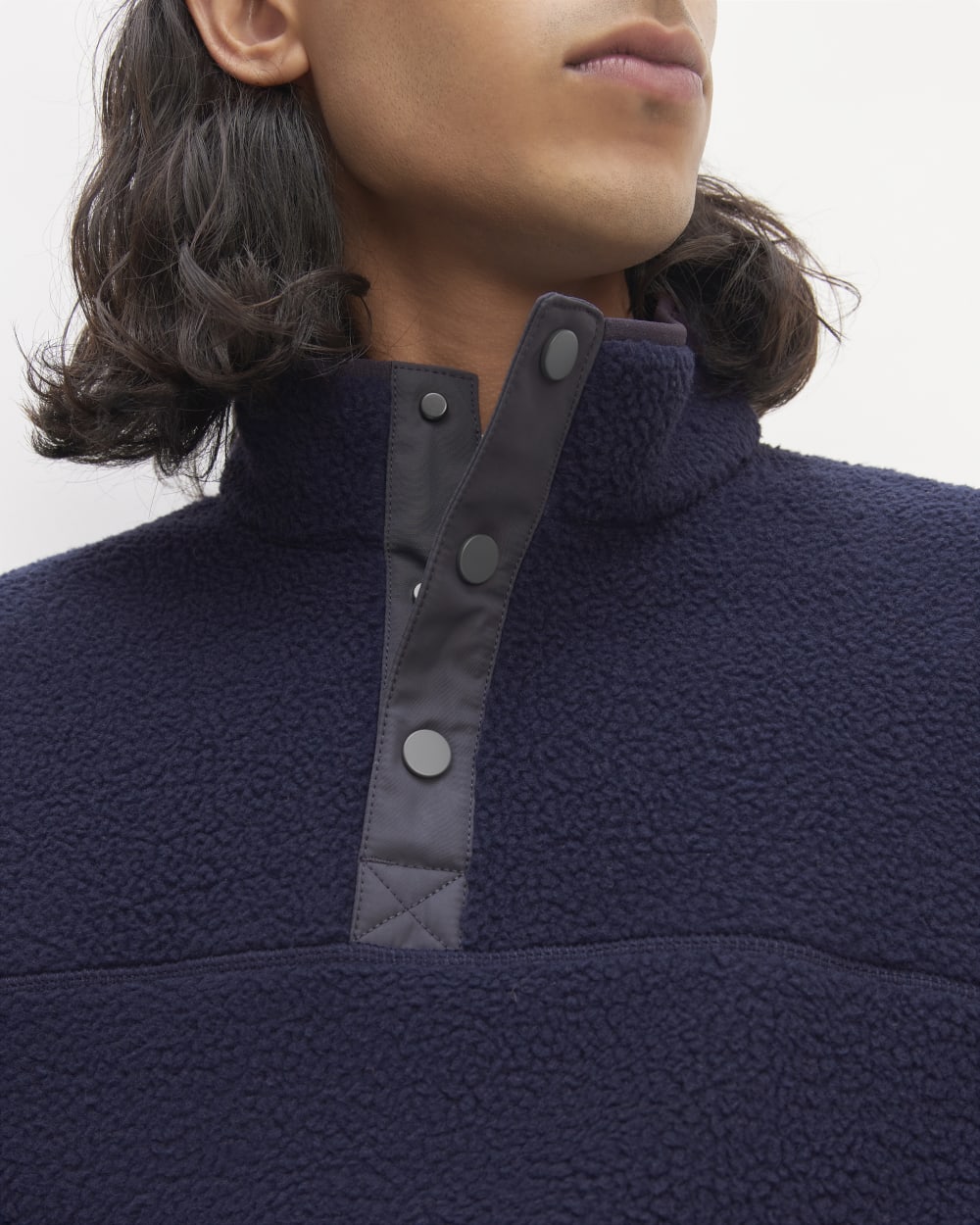 The ReNew Fleece Pullover | Navy - Image 4