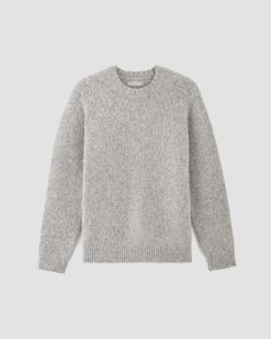 Alternative view of The Cloud Crewneck Sweater |  Heathered Grey