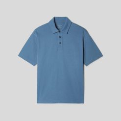 Alternative view of The Premium Weight Relaxed Polo | Bluefin