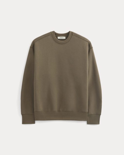 Alternative view of Luxe Fleece Crew Pullover | Deep Taupe