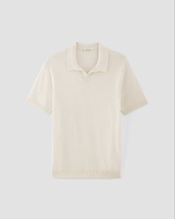 Alternative view of The No-Sweat Polo | Heathered Canvas