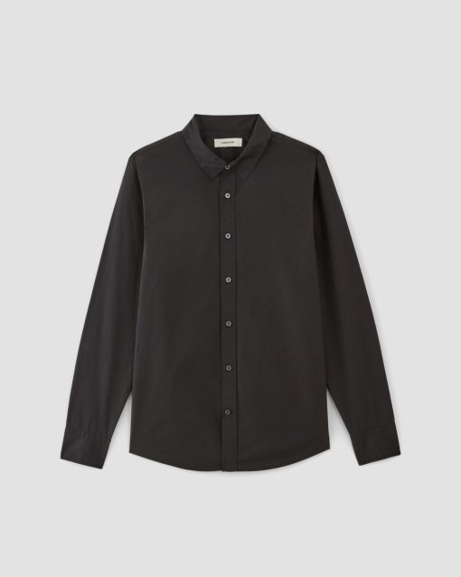Alternative view of The Supima® Poplin Shirt | Black