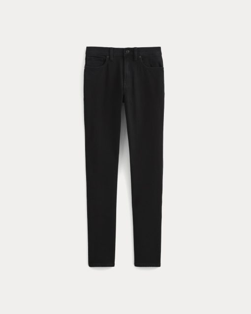 Alternative view of The Relaxed 4-Way Stretch Organic Jean | Uniform | Black