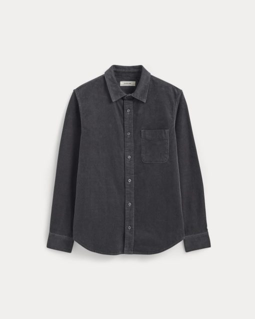 Alternative view of The Classic Shirt in Corduroy | Graphite
