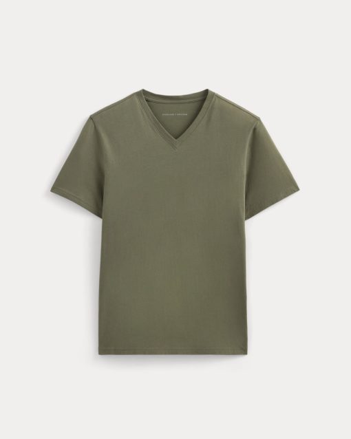Alternative view of The Essential Organic V-Neck Tee | Kalamata