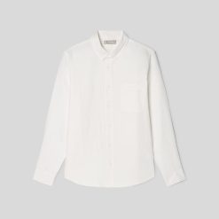 Alternative view of The Classic Shirt in Linen | White