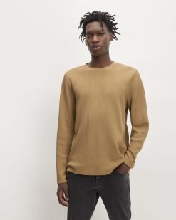 The Waffle Long-Sleeve Crew | Toasted Coconut