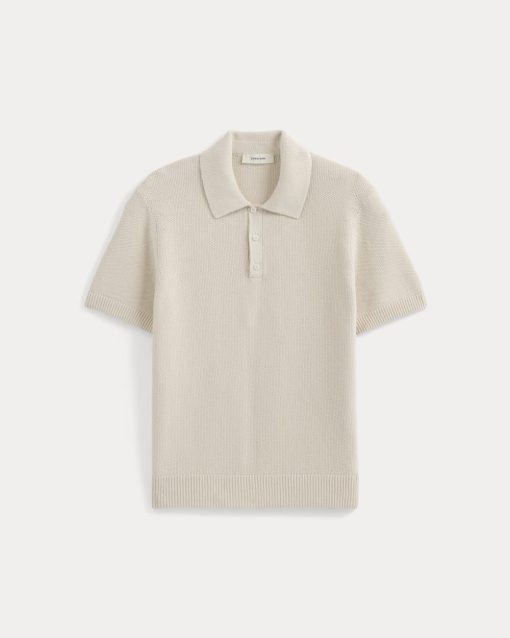 Alternative view of Seed Stitch Polo | Birch