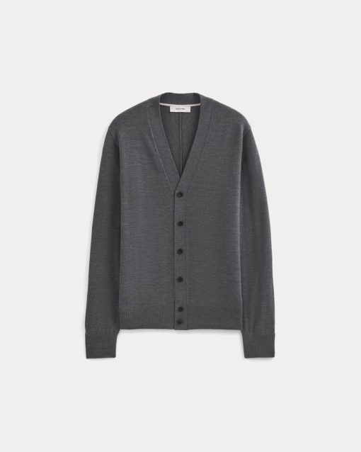 Alternative view of All-Year Cardigan | Heather Mid Charcoal