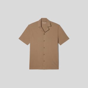 Alternative view of The Pique Short-Sleeve Shirt | Toasted Coconut