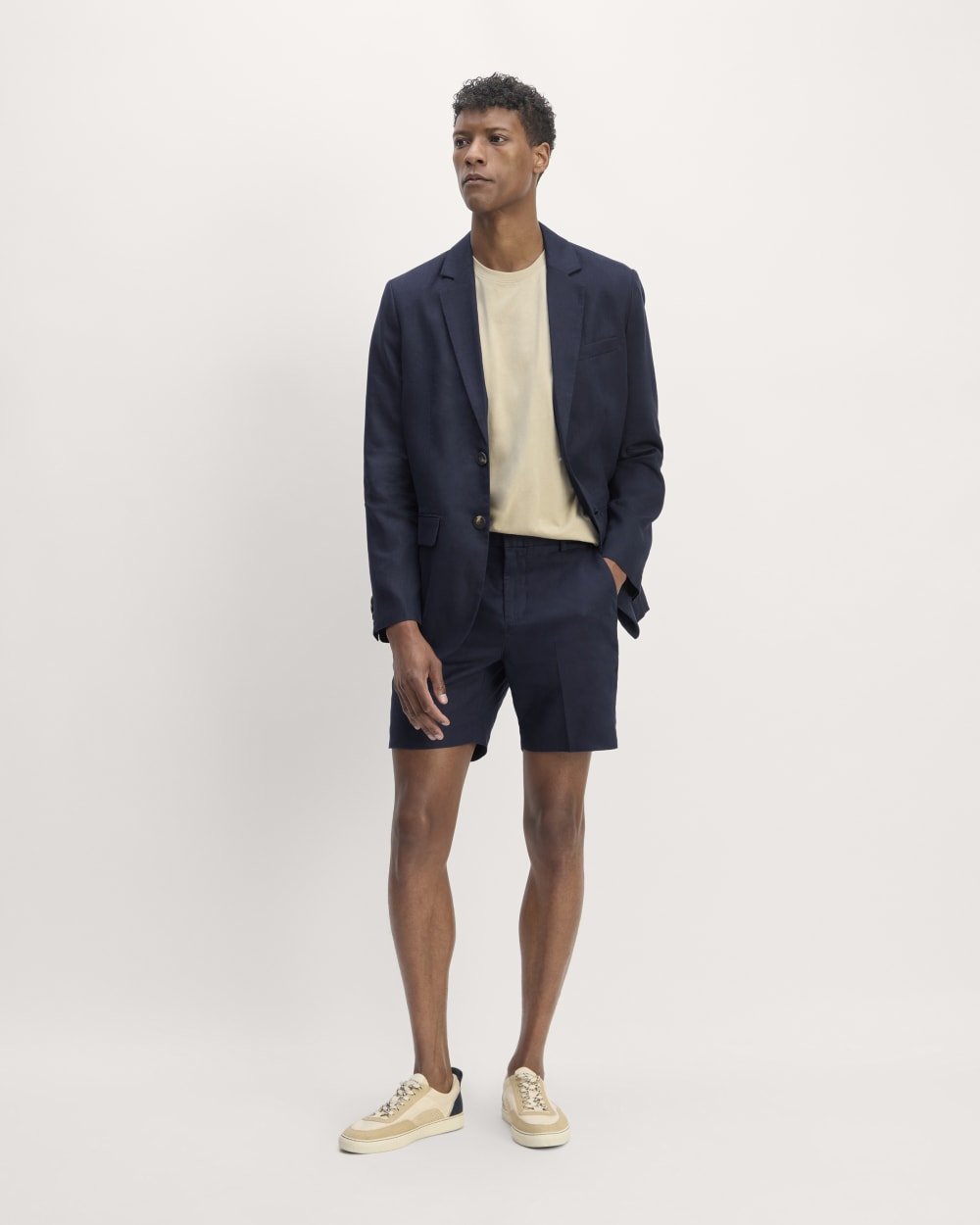 The Linen Blazer | Navy - Image 6