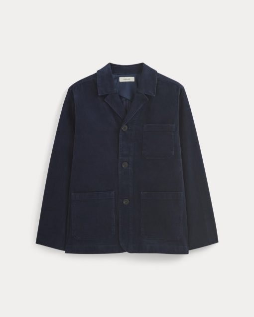Alternative view of Fine Wale Corduroy Chore Blazer | Navy