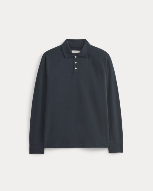 Alternative view of Startup Raglan Polo | Navy