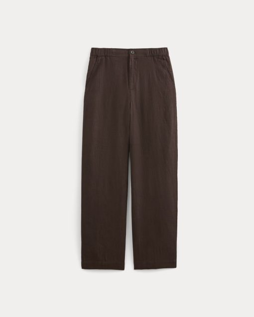 Alternative view of Linen Easy Pant 2.0 | Coffee Bean