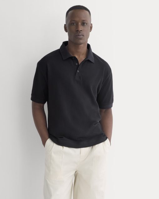 Classic Piqué Polo | Black
