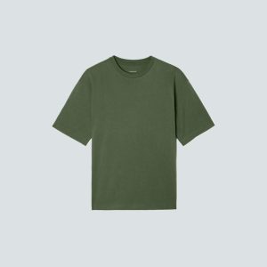 Alternative view of The Premium-Weight Relaxed Crew | Uniform | Forest Green