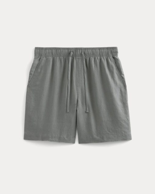 Alternative view of Linen Easy Short | Agave Green