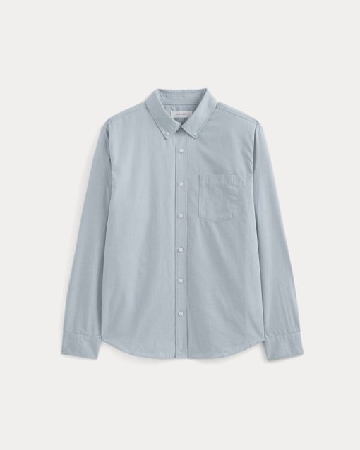 Alternative view of Washed Poplin Shirt | Dutch Blue