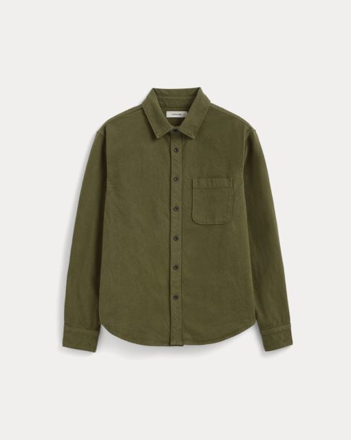 Alternative view of The Canvas Organic Cotton Overshirt | Olive