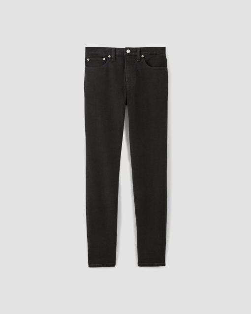 Alternative view of The Organic Taper Jean | Black