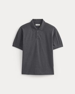 Alternative view of Classic Piqué Polo | Heathered Graphite
