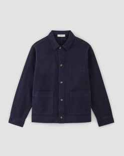 Alternative view of The Organic Cotton Chore Jacket | Navy
