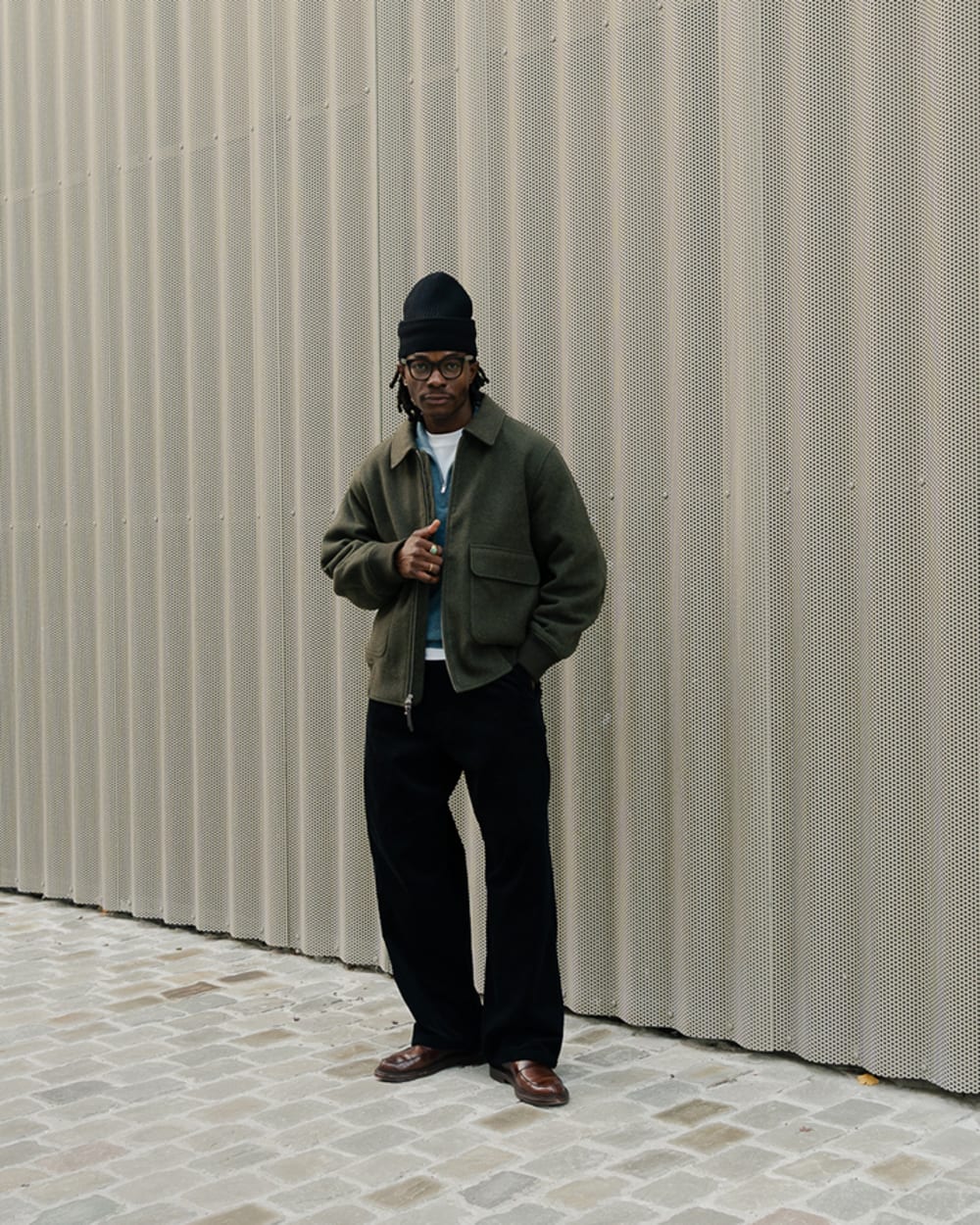 ReWool Flight Jacket | Heather Charcoal - Image 7