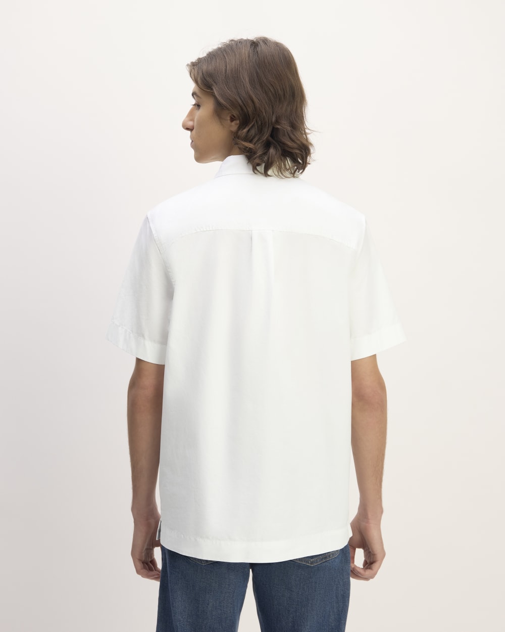 The Supima® Short-Sleeve Poplin Shirt | White - Image 6