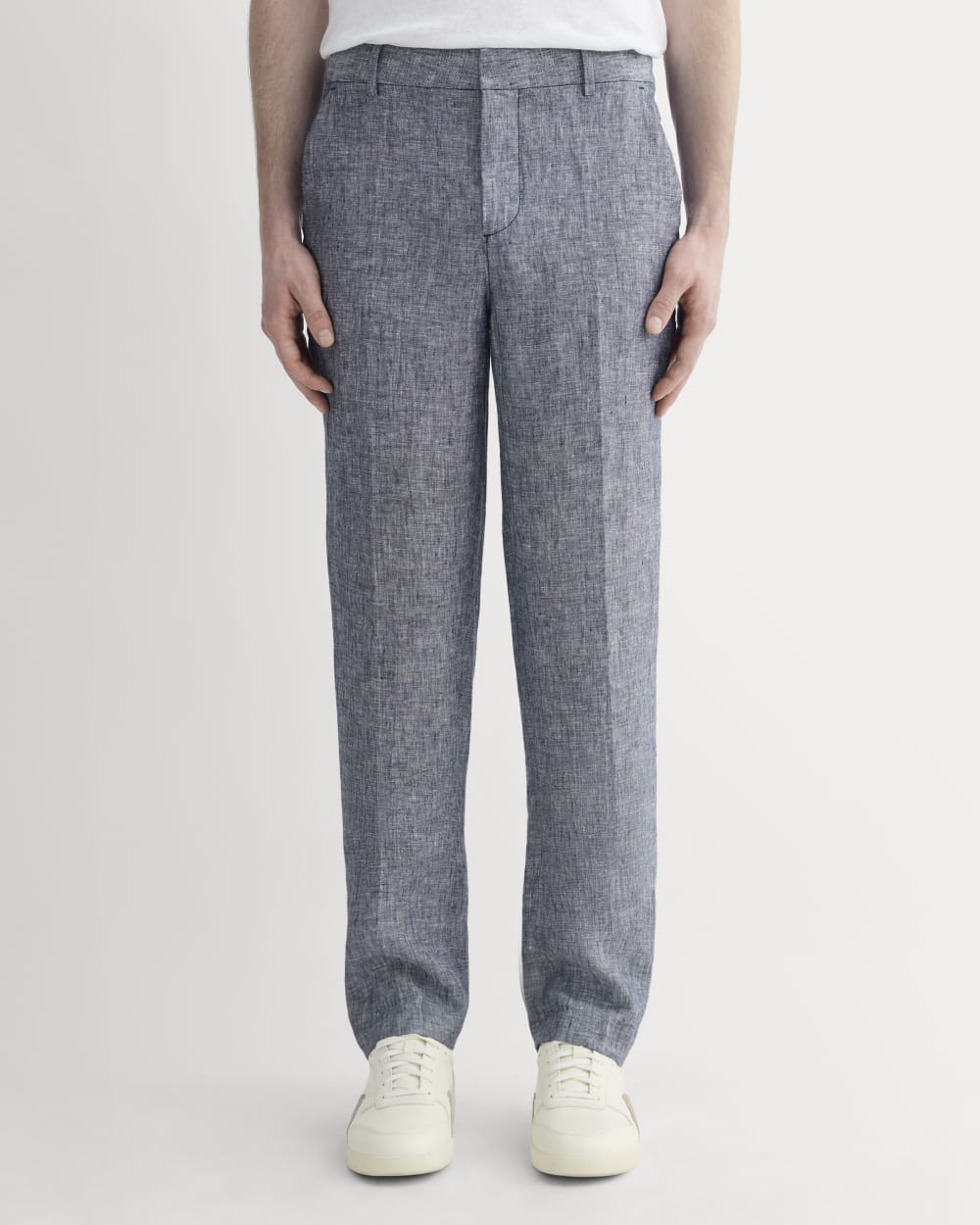 The Linen Trouser | Navy Chambray - Image 3