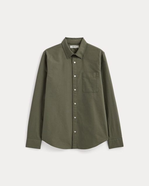 Alternative view of The Slim Oxford Shirt | Kalamata | Tall