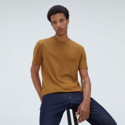 Alternative view of The Organic Cotton Crew | Tawny Brown