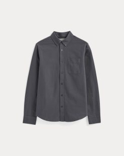 Alternative view of The Classic Oxford Shirt | Slate Grey | Standard