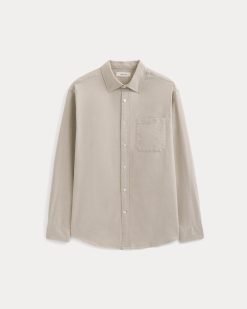 Alternative view of Lightweight Oversized Oxford | Chinchilla Chambray