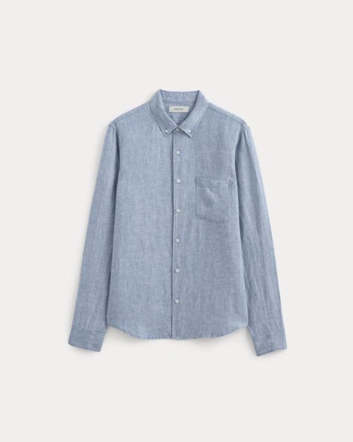 Alternative view of The Classic Shirt in Linen | Chambray