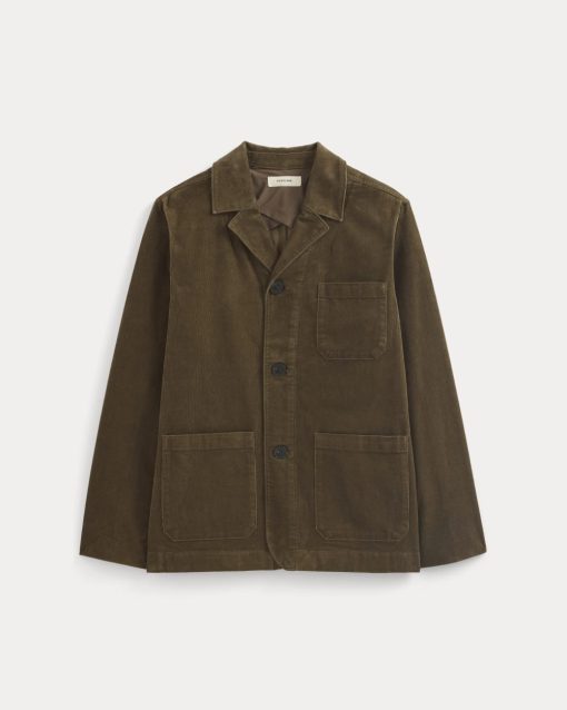 Alternative view of Fine Wale Corduroy Chore Blazer | Cocoa