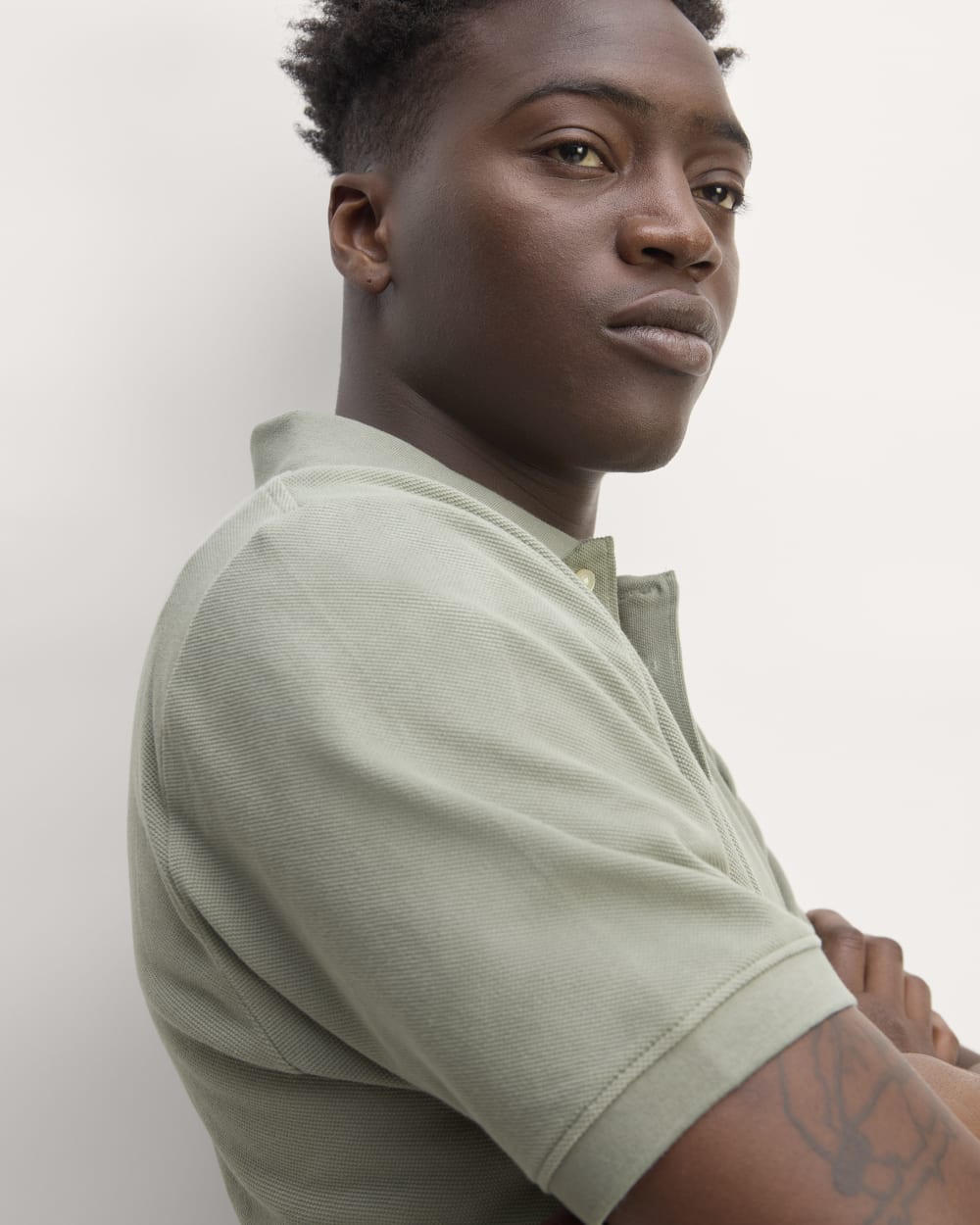 The Pique Polo | Sage Green - Image 4