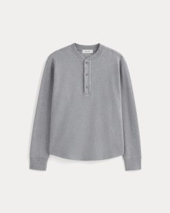 Alternative view of Vintage Rib Henley | Vintage Heather Grey