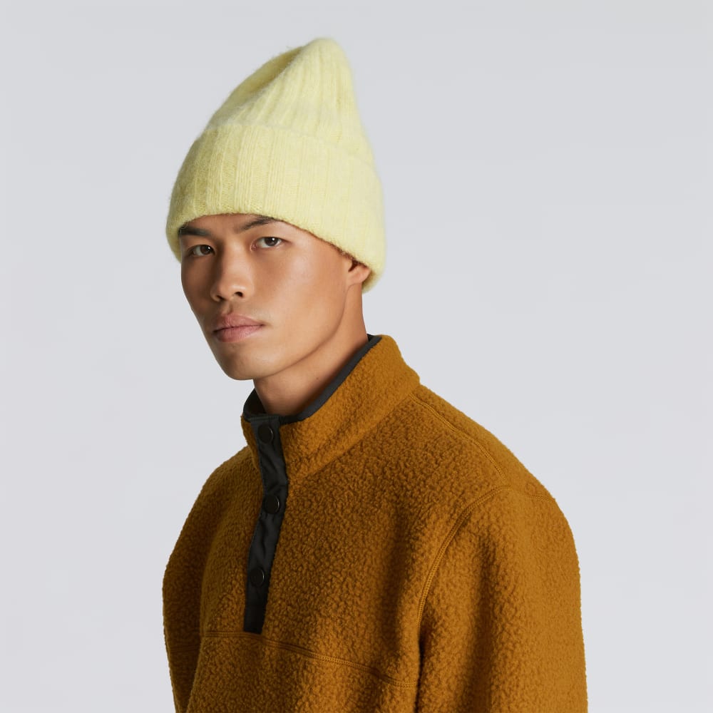 The Alpaca Beanie | Lemon - Image 2