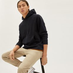 Alternative view of The Track Hoodie | Black