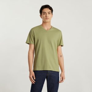 Alternative view of The Organic Cotton V-Neck Tee | Desert Palm