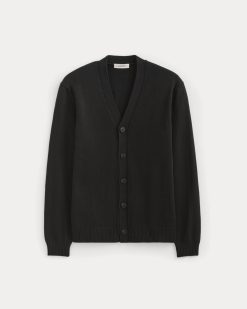 Alternative view of The Classic Cardigan in Everyday Cotton | Black