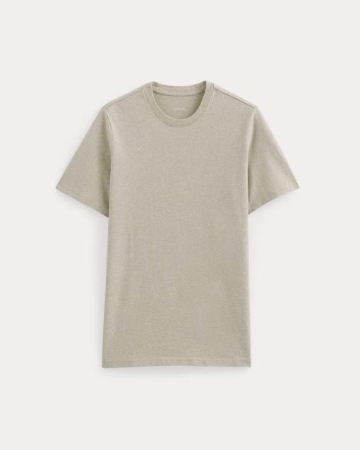 Alternative view of Midweight Tee | Heathered Oatmeal