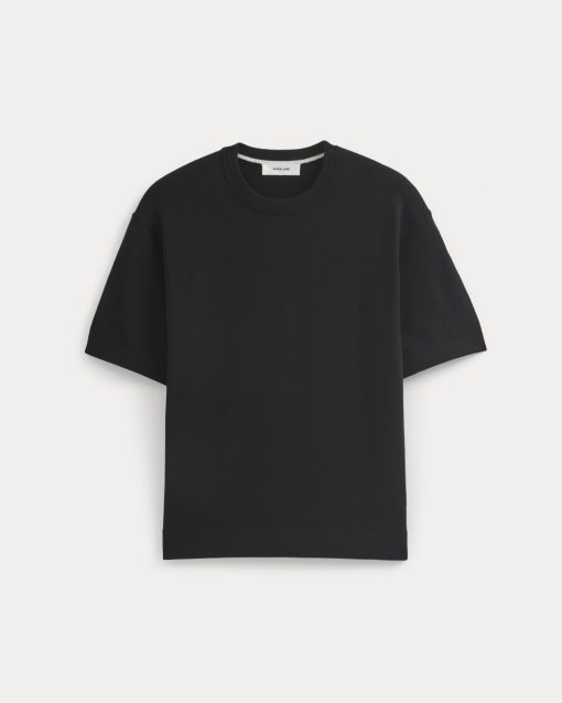 Alternative view of Ultrasoft Sweater Tee | Black