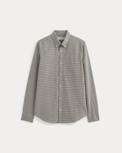 Alternative view of The Slim Oxford Shirt | Forest Night Gingham | Standard