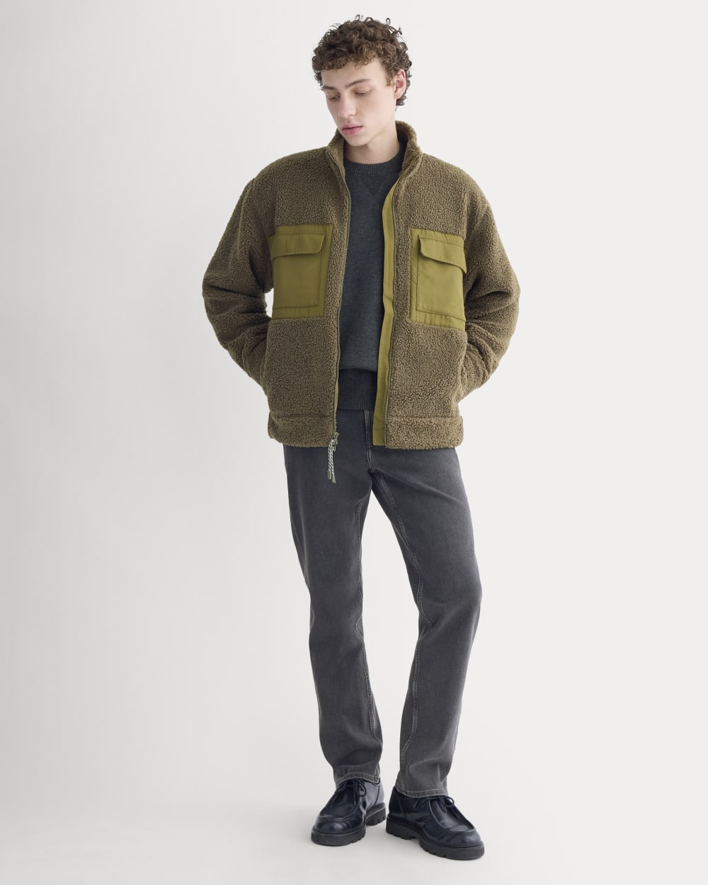 ReTrack Fleece Zip-Up | Beech - Image 6