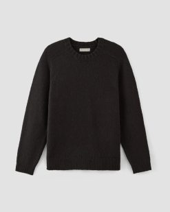 Alternative view of The Cloud Crewneck Sweater | Black