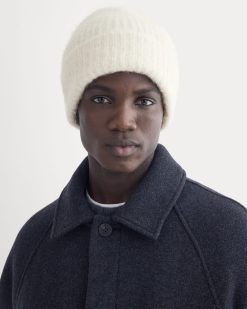 Alternative view of Plush Alpaca Beanie | Bone