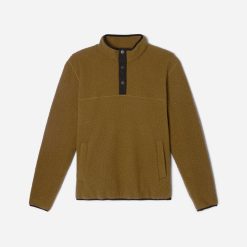 Alternative view of The ReNew Fleece Pullover | Tapenade