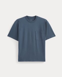 Alternative view of Oversized Midweight Tee | Vintage Indigo