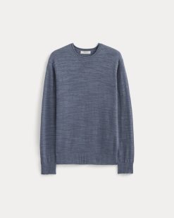 Alternative view of The Cotton Linen Pullover | Indigo